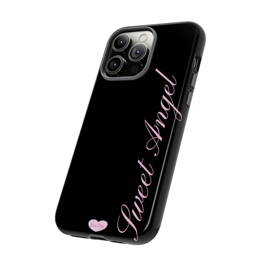 Sweet Angel Black & Pink Phone Case