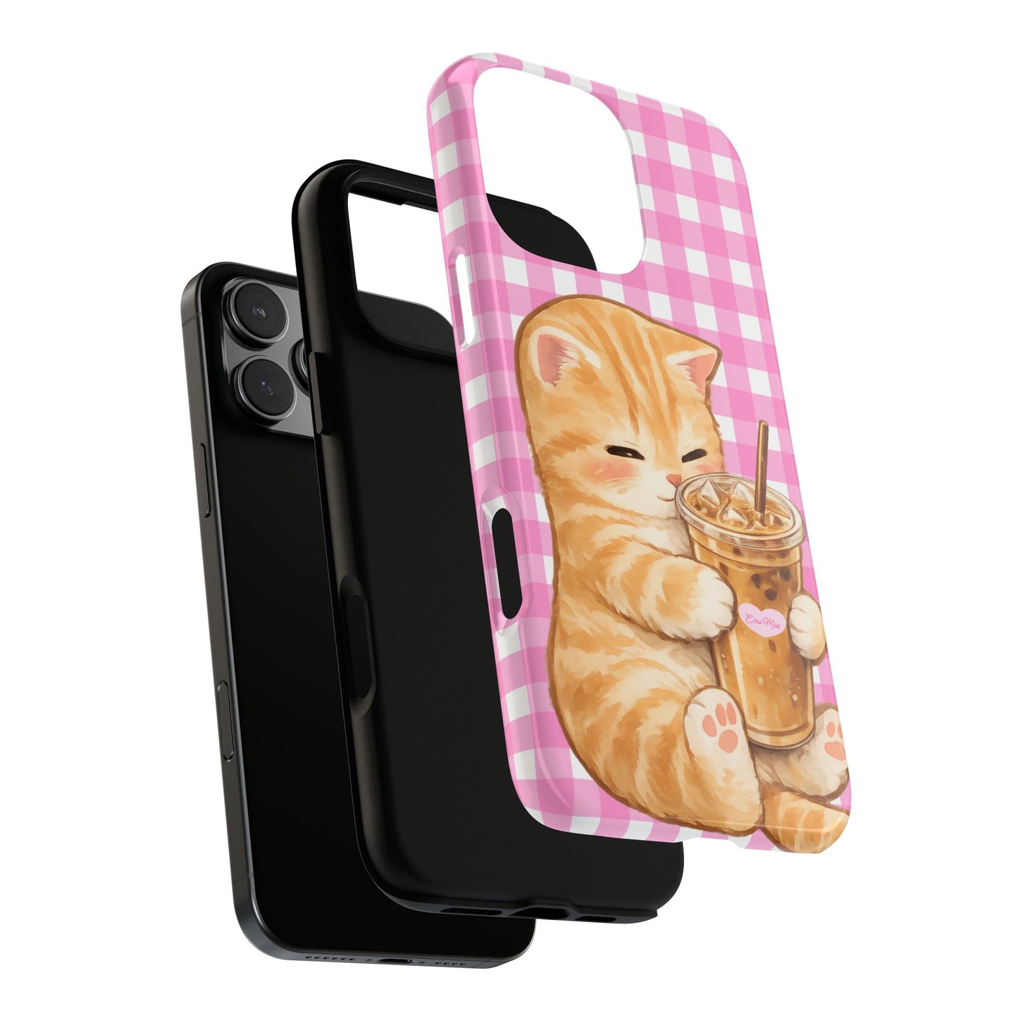 Kitty Loves Iced Coffee Phone Case