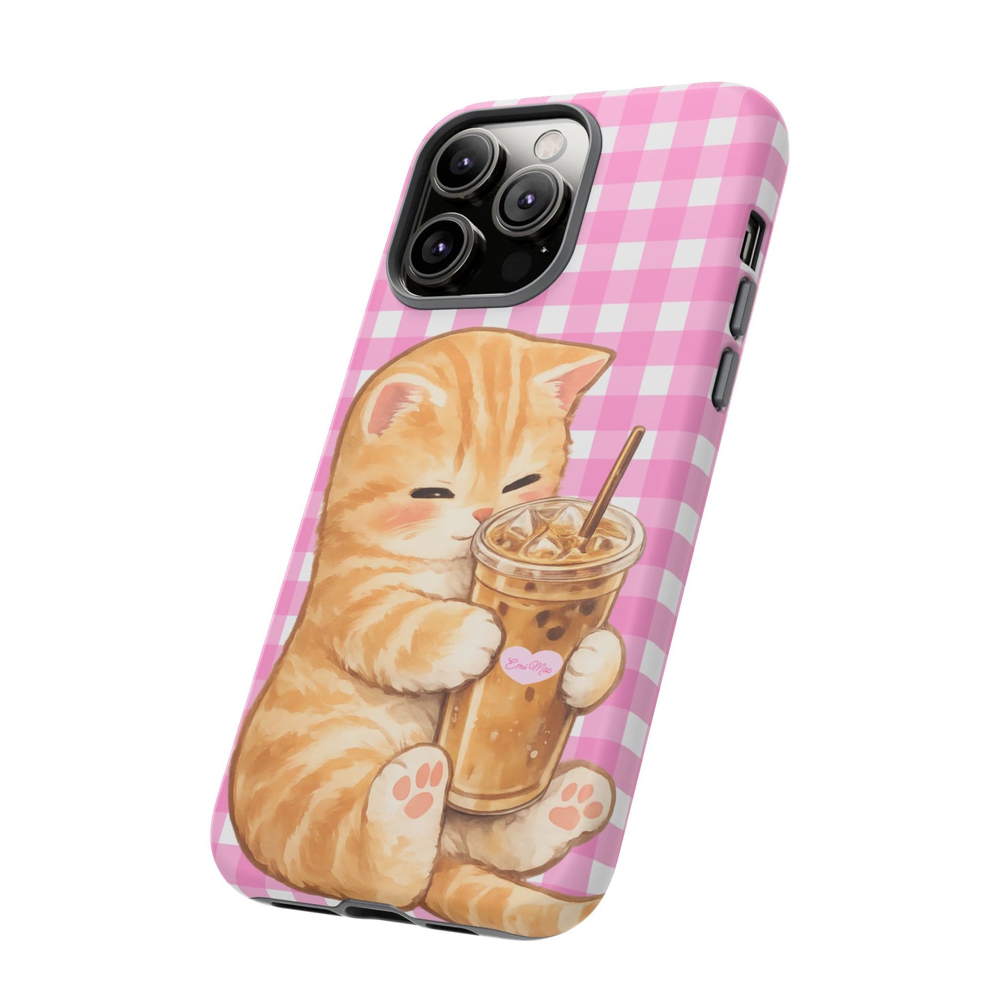 Kitty Loves Iced Coffee Phone Case