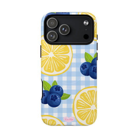Blueberry Lemon Pie MagSafe Phone Case