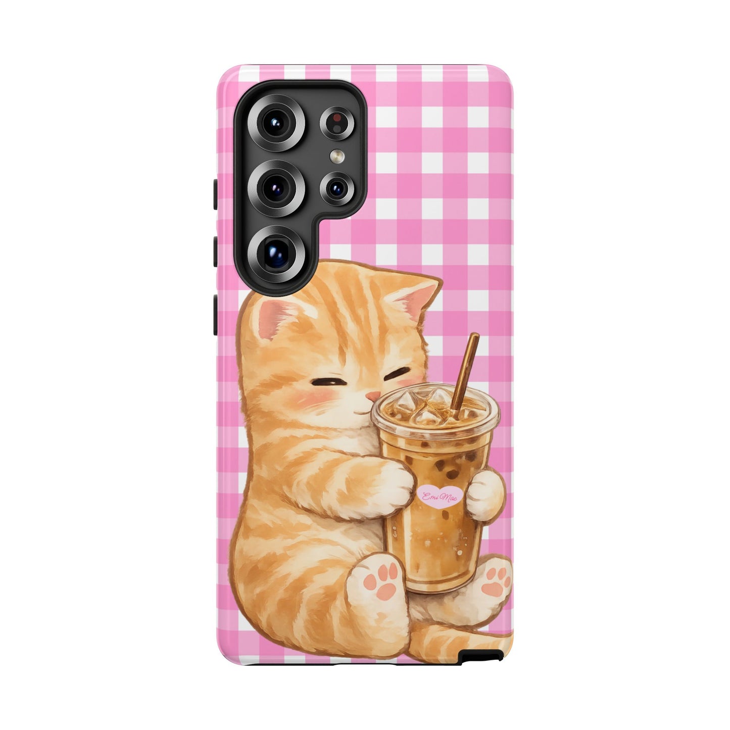 Kitty Loves Iced Coffee Phone Case