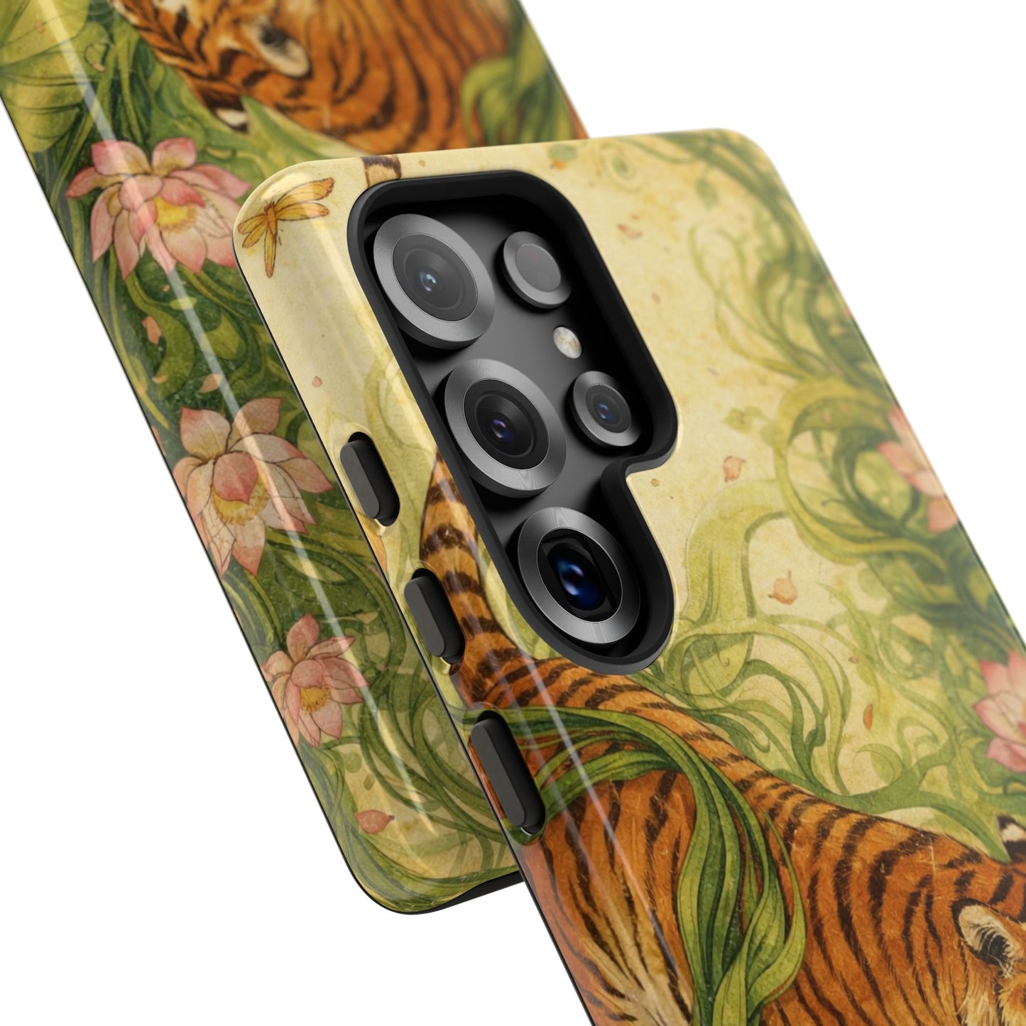 Tiger in Bloom Phone Case