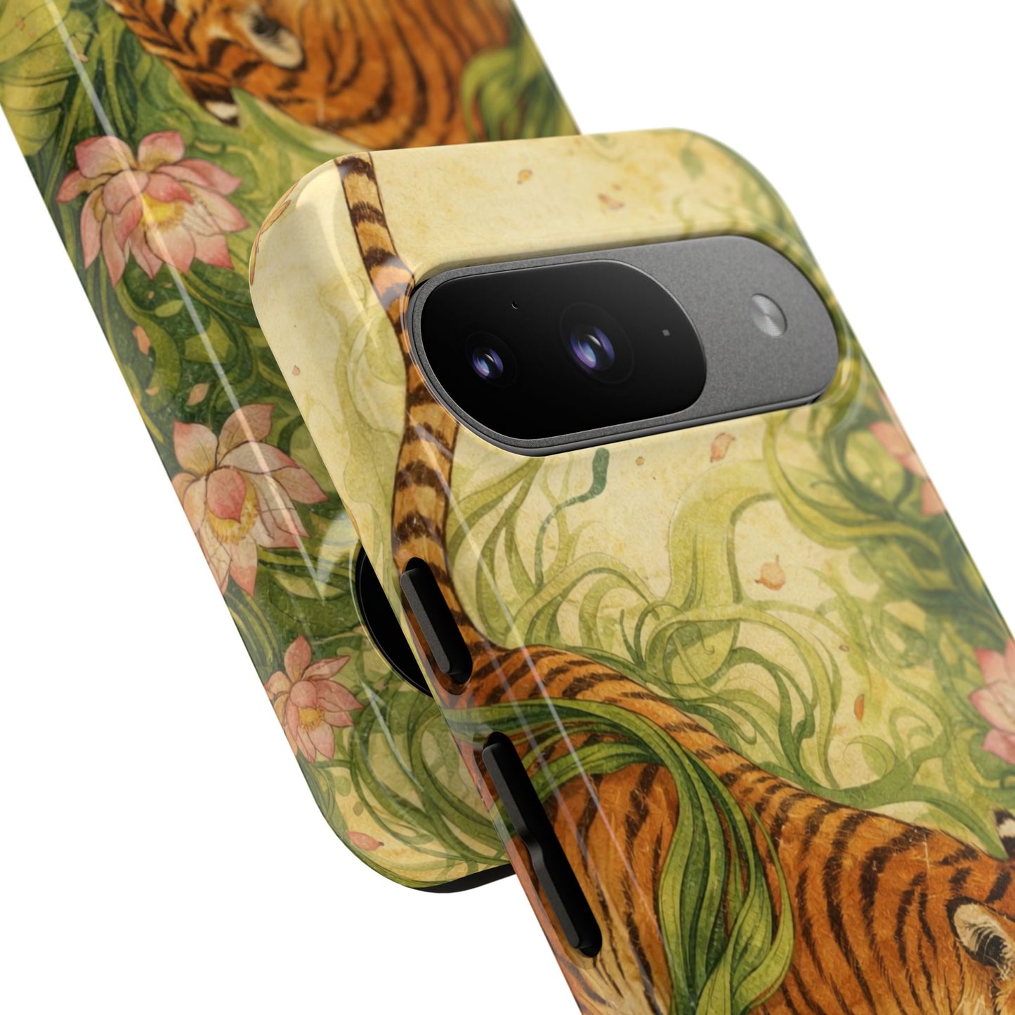 Tiger in Bloom Phone Case
