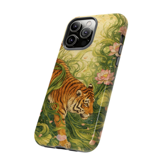 Tiger in Bloom Phone Case