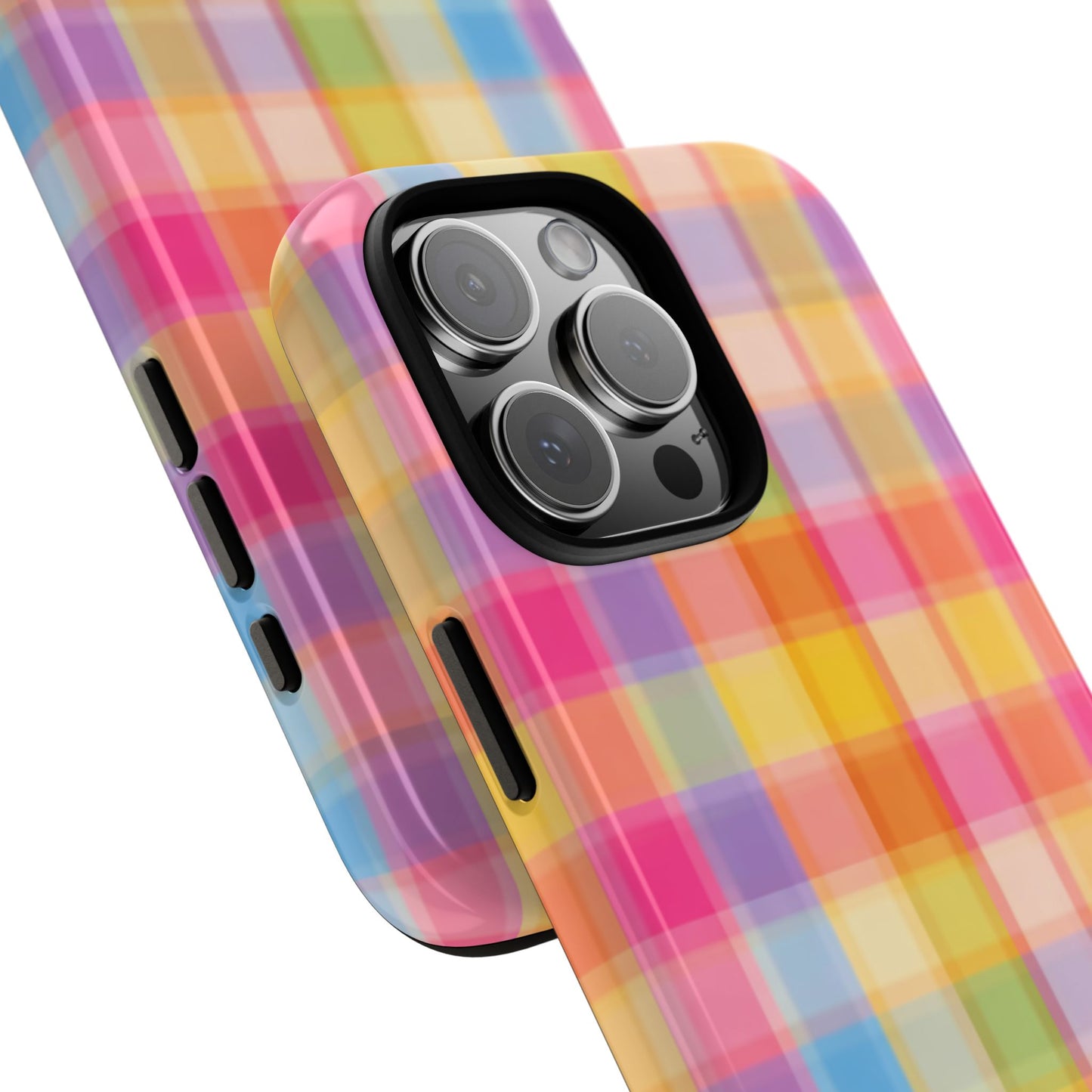Rainbow Plaid Phone Case