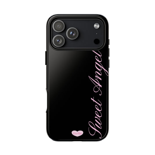 Sweet Angel Black & Pink Phone Case