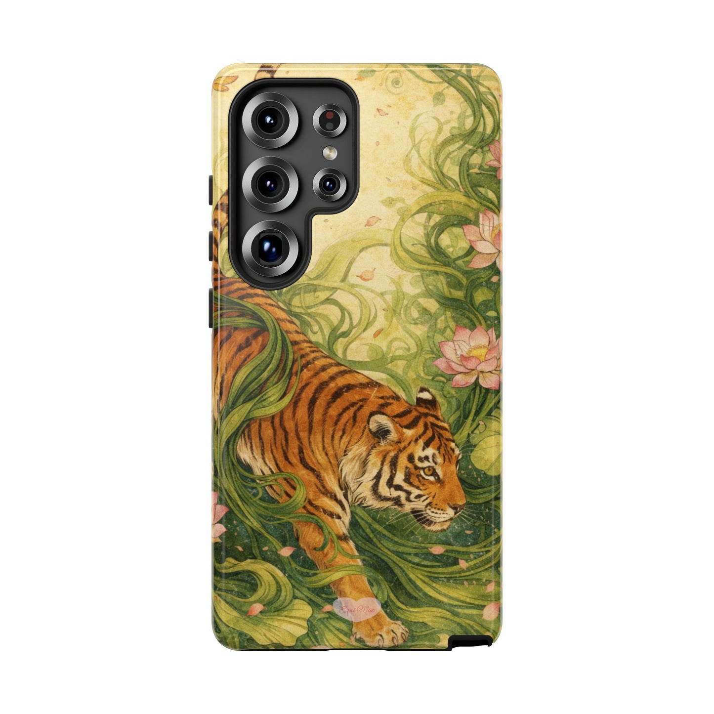 Tiger in Bloom Phone Case