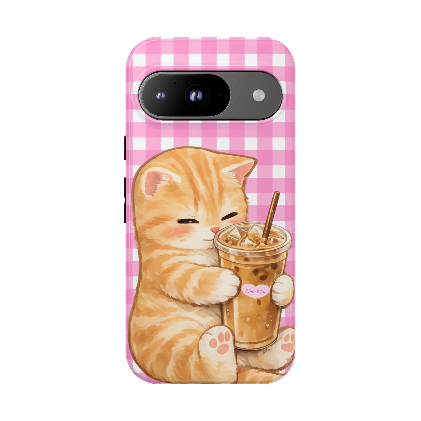 Kitty Loves Iced Coffee Phone Case